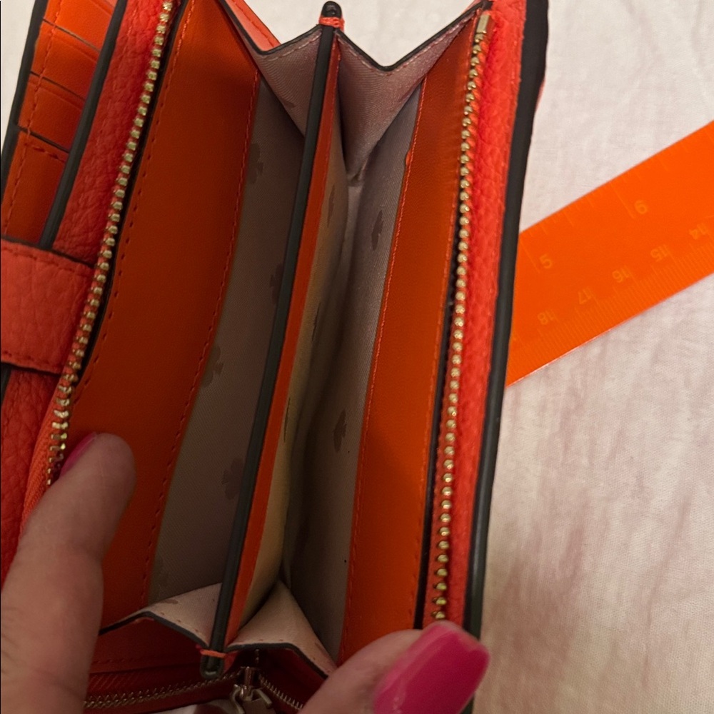 Kate Spade Coral Leather Wallet - Picture 5 of 5